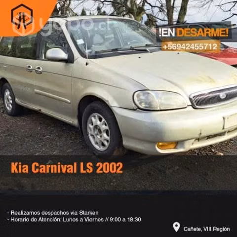 Cinturon kia carnival ls 2002