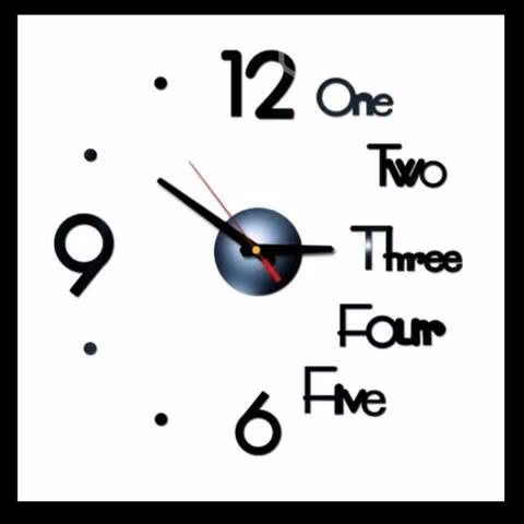 Reloj pegable
