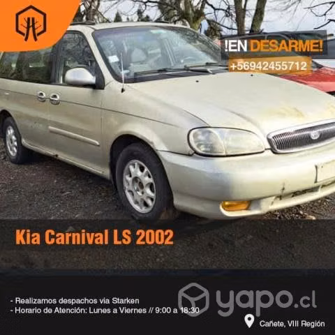 Cubre socalo kia carnival ls 2002