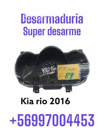 Sinoptico kia rio año 2016 desarmaduria