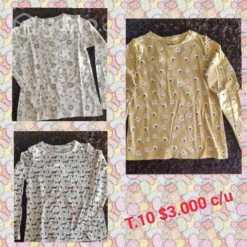 Poleras niña Talla 10 - Imagen 2