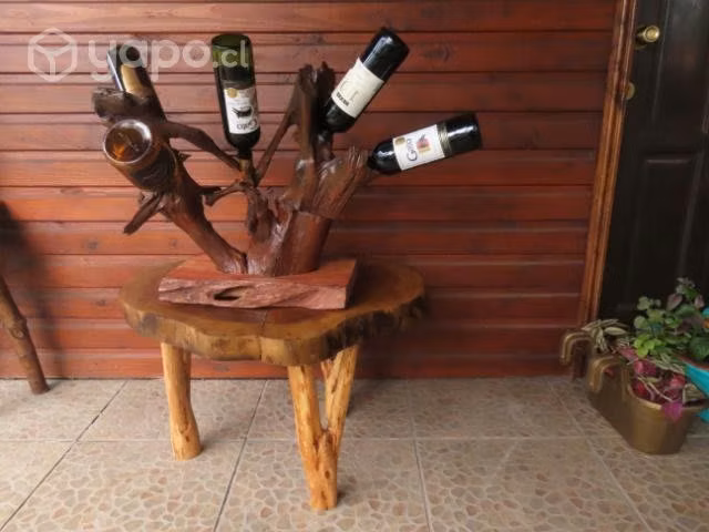 Mesa de centro y Portavinos