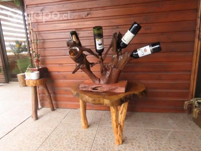 Mesa de centro y Portavinos