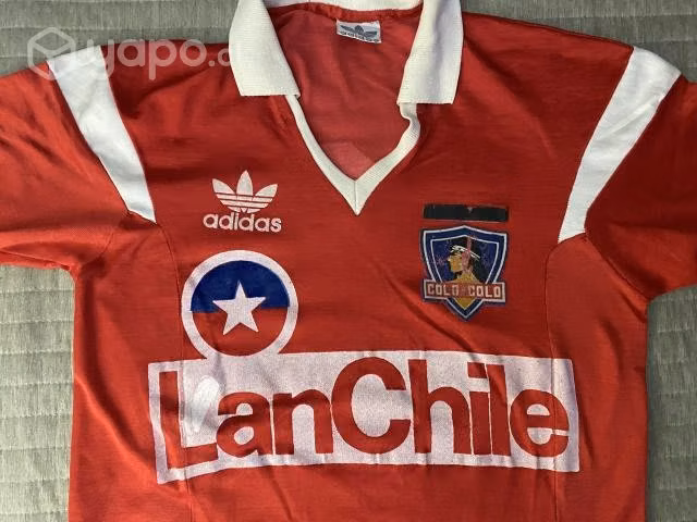 Camiseta adidas colo colo usada en cancha