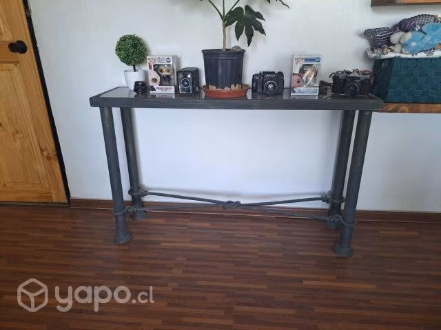 Muebles hierro y vidrio