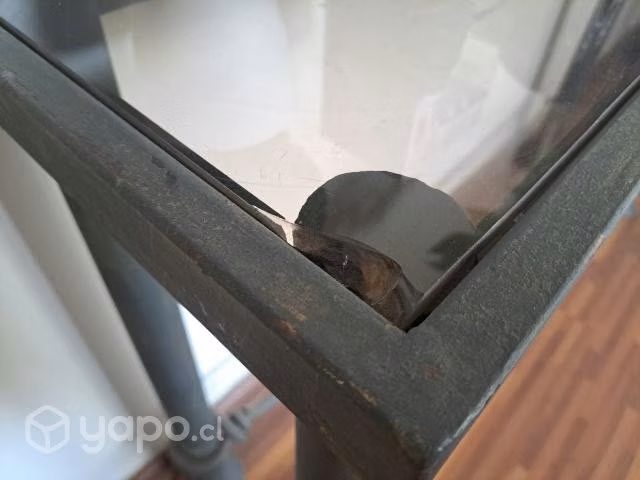 Muebles hierro y vidrio
