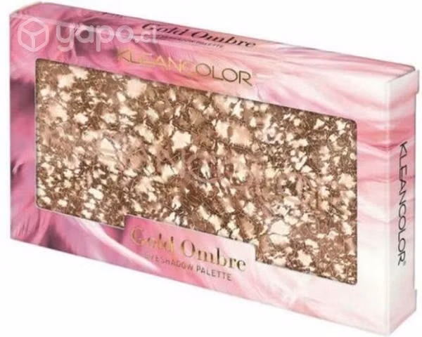 Paleta de sombra 12 colores KleanColor Gold Ombre