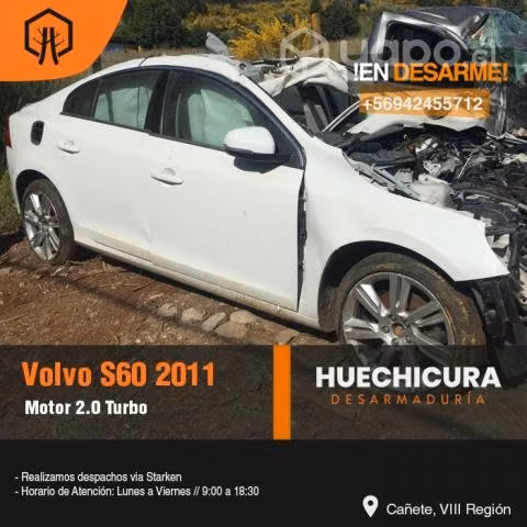 Butacas volvo s60 2011