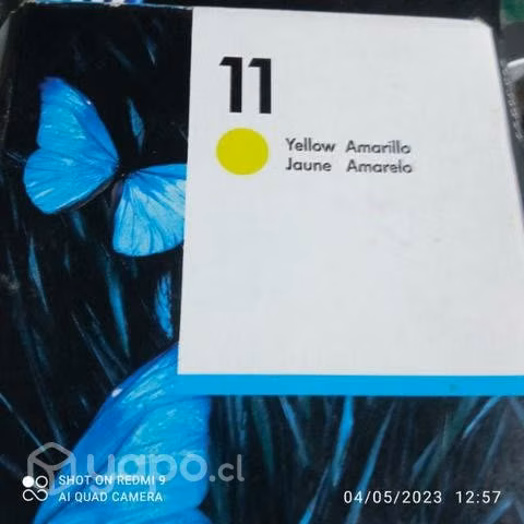 Tintas HP 11 colores originales