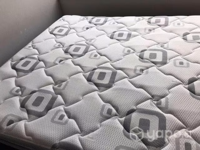Colchón de 2 plazas nueva + marquesa de 2da mano