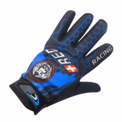 Guante Moto Bicicleta Azul Touch