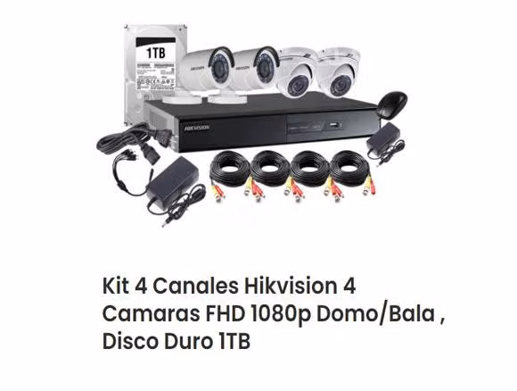 Kit de cámaras full HD con instalación incluida