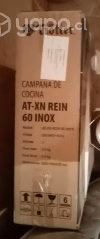 Campana cocina at-xn rein 60 inox (nueva)
