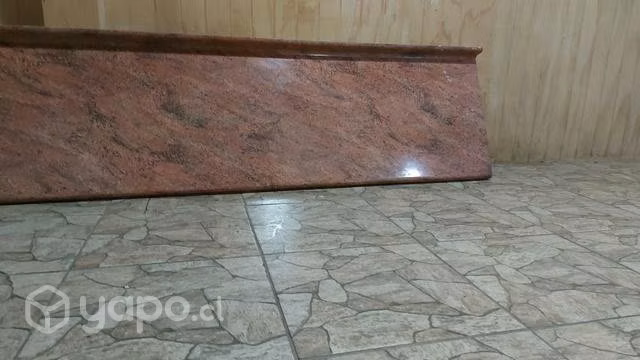 Cubierta mueble cocina postforma 3,0x0,6 mts usada