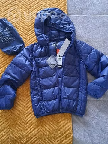 Parka pluma talla 6 niño niña