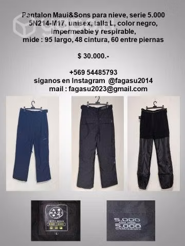 Pantalon maui&sons para nieve serie 5000