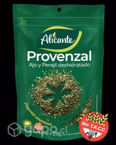 Provenzal alicante sin gluten