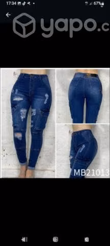 Hermosos jeans de mujer elásticados
