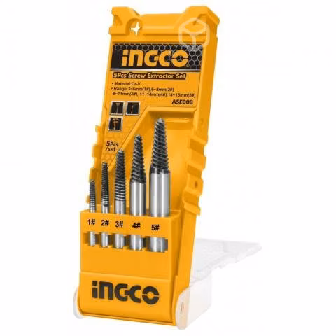 Set Extractor de Pernos 5Pcs - Imagen 2