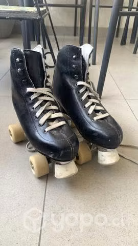 Patines semiprofesionales talla 40 negros