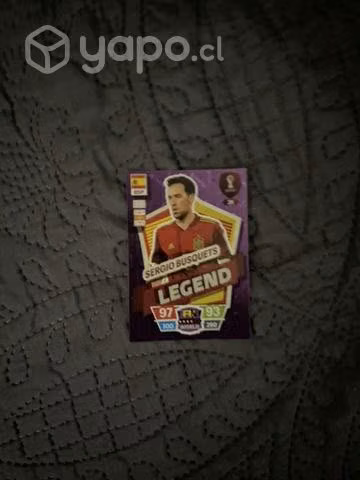 Sergio busquets leyend adrenalyn world qatar 2022