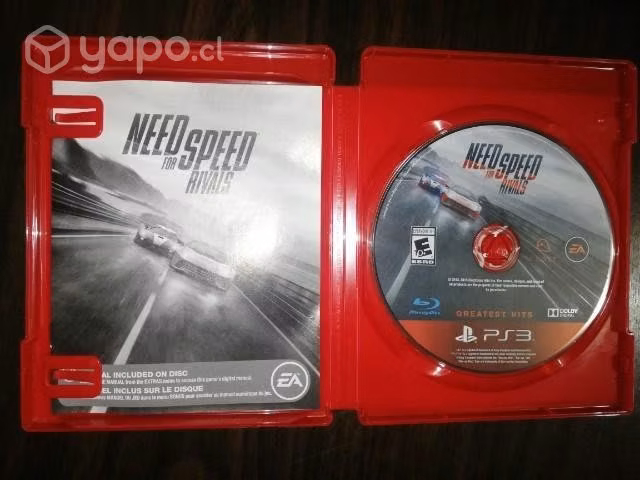 Need for speed. rivals. ps3. hablado en español.