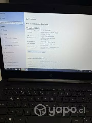 Notebook HP 14-bp0xx i5 casi nuevo - Imagen 3