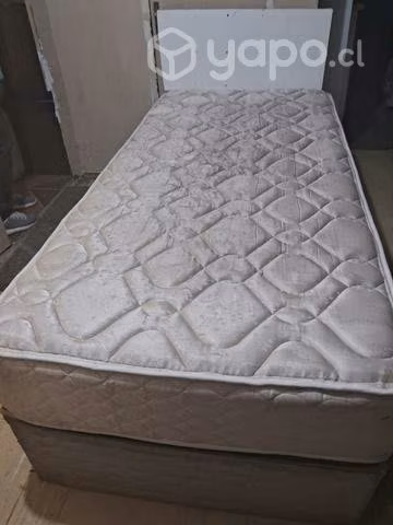 Cama de una plaza Celta base con rueda de respaldo