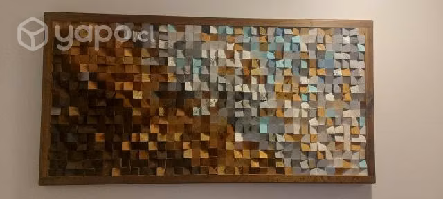 Cuadro de madera comprado en decoración feng.