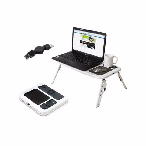 Mesa Para Notebook Doble Ventilador Portátil