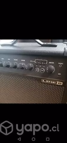 Guitarra eléctrica y amplificador