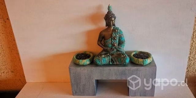 Buda en Templo Meditación - Decoración Conexión Es