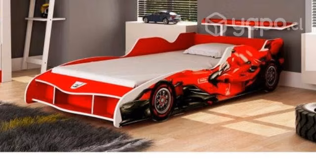 Cama con forma de auto