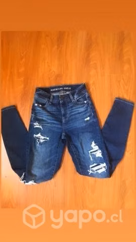 Jeans American Eagle curvy talla 000 (34-36)