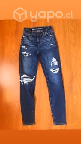 Jeans American Eagle curvy talla 000 (34-36) - Imagen 2
