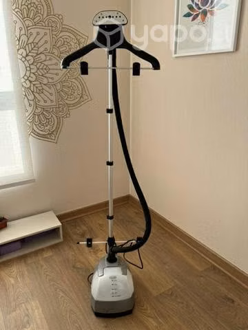 Plancha a vapor vertical con soporte