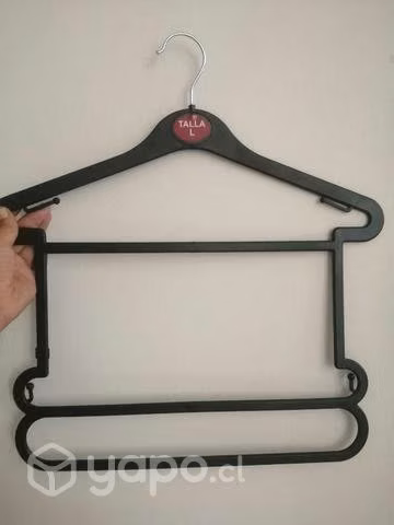 Colgador para dos prendas a 10 x 1.500