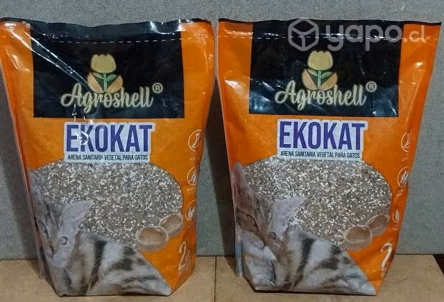 Arena sanitaria vegetal para gatos