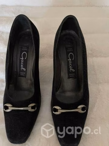 Zapato negro gamuza - Imagen 2