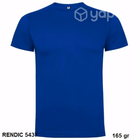 Polera azul. algodon. nuevas - Imagen 2