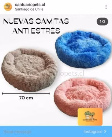 Camitas antiestres para perros y gatos