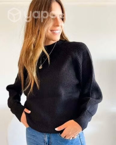 Sweater cuello polo y Beatle