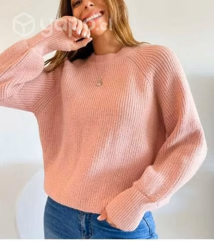 Sweater cuello polo y Beatle