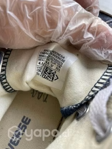 Converse con caña azules originales
