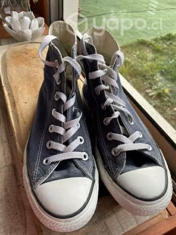 Converse con caña azules originales