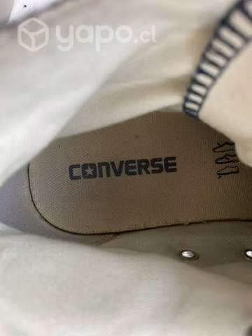 Converse con caña azules originales