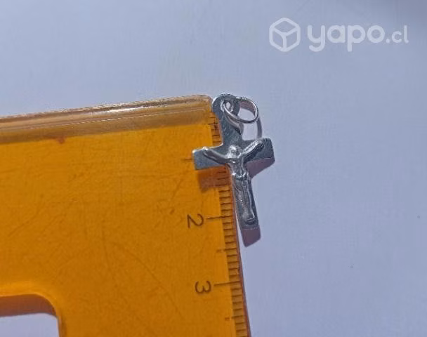 Crucifijo plata 950 medalla