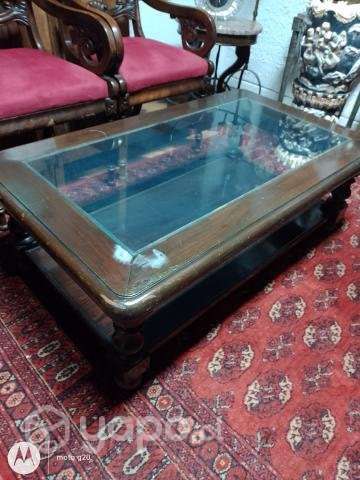 Mesa de centro de raulí de gran tamaño - Imagen 3