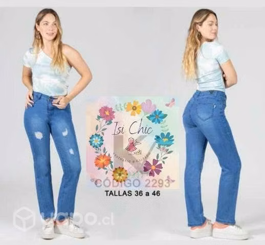 Lote de jeans nuevos de calce colombiano