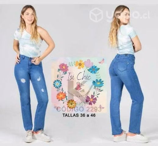 Lote de jeans nuevos de calce colombiano
